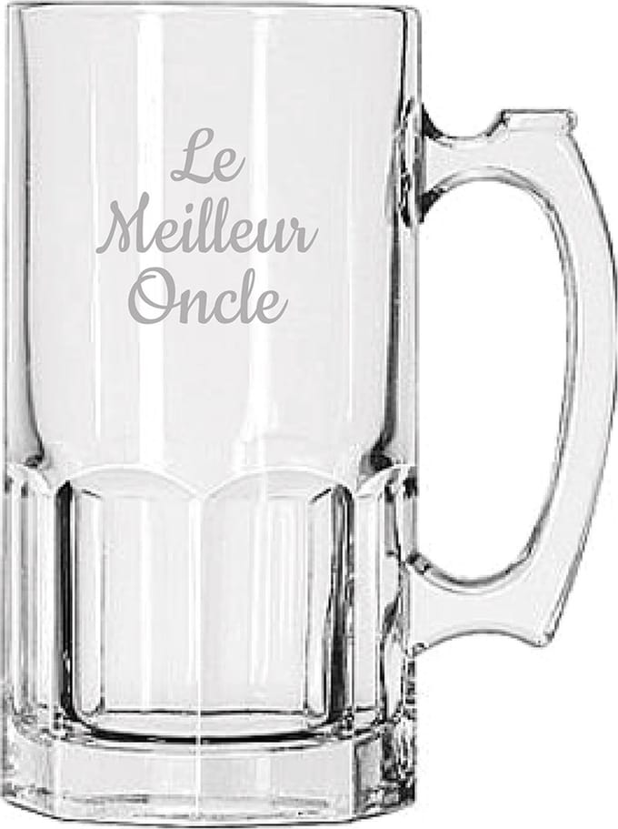 Bierpul gegraveerd - 1ltr - Le Meilleur Oncle