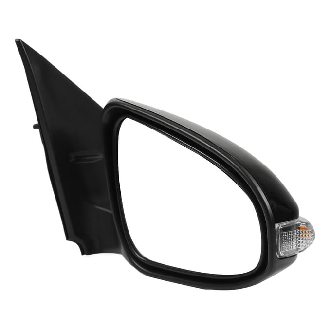 Glanzend Zwarte Elektrisch Verwarmde Zijspiegel met Knipperlicht Vervanging voor Corolla E170 2014?2019 Rechts black