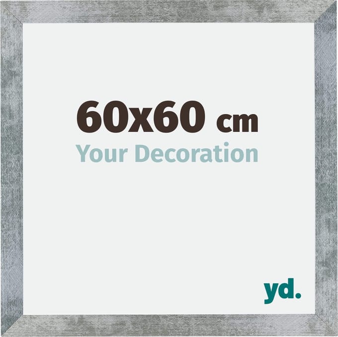 Your Decoration - Fotolijst 60x60 cm - MDF - IJzer Geveegd - Mura