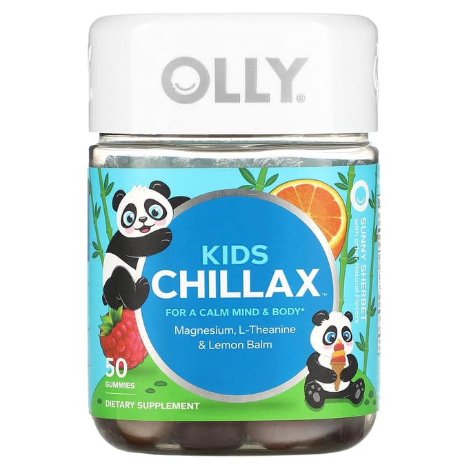 OLLY, Kids Chillax, Sunny Sherbet, 50 gummies