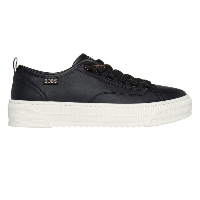 Skechers Copa-platformsneakers met bobkapsel voor dames (Zwart)