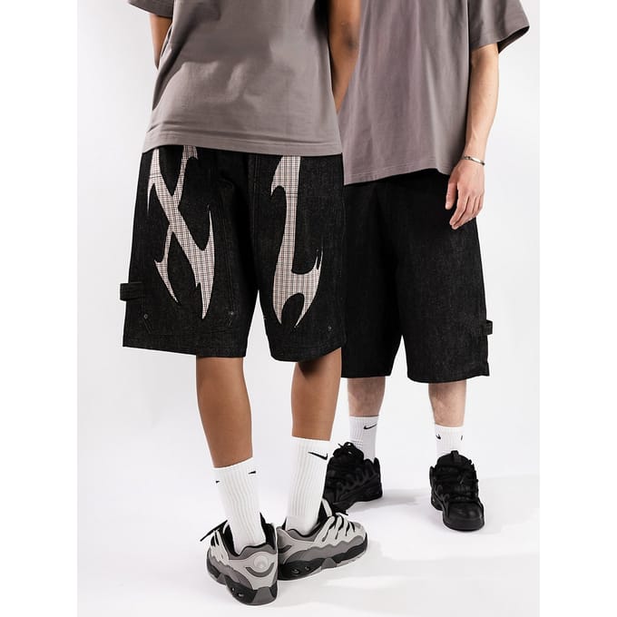 XLARGE Cut Out Xl Loose Korte Broek zwart