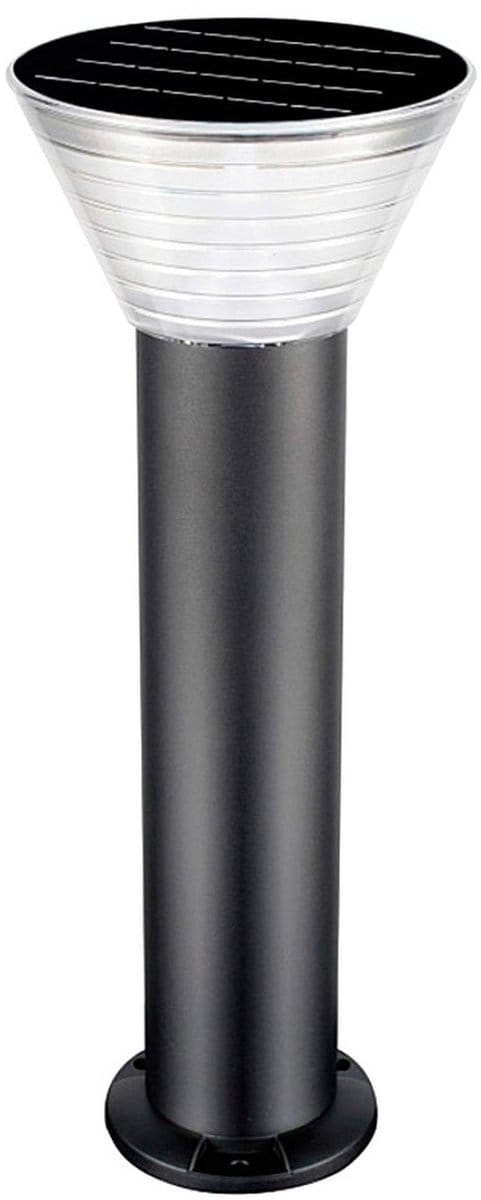 Iplux® - Rome - Solar Tuinverlichting - Warm wit - Staande lamp 80cm