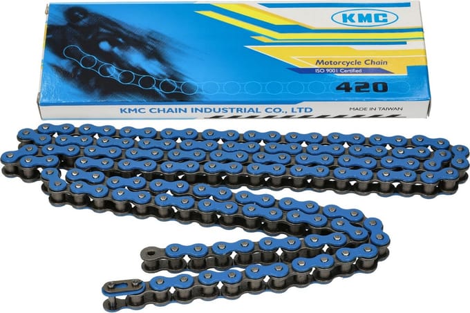 Ketting KMC 420 1/4 lengte 136 schakels blauw