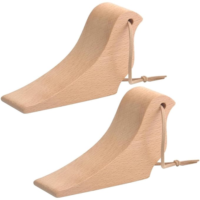 Dailygoods - 2 stuks kleine vogel deurstoppers, antislip vogelvormige deurstopper wig met koord