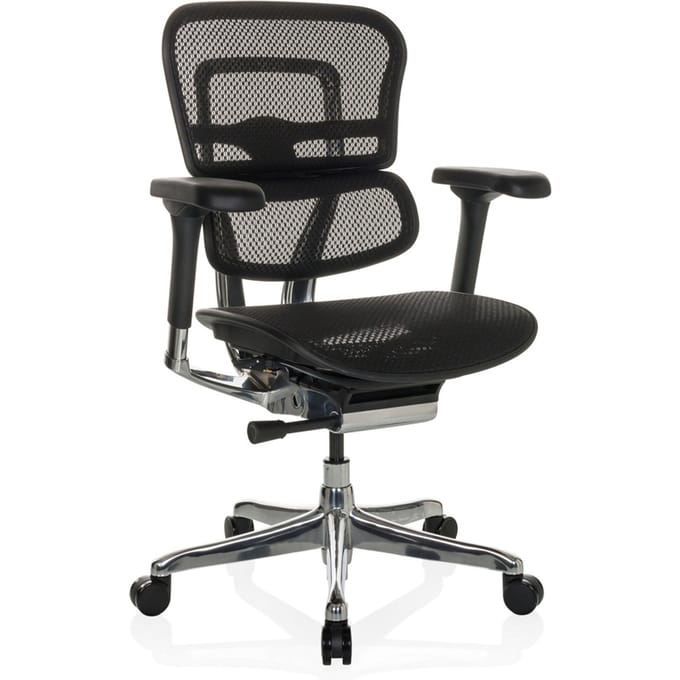 Bureaustoel / Directiestoel ERGOHUMAN BASE GEN2 Netstof zwart hjh OFFICE