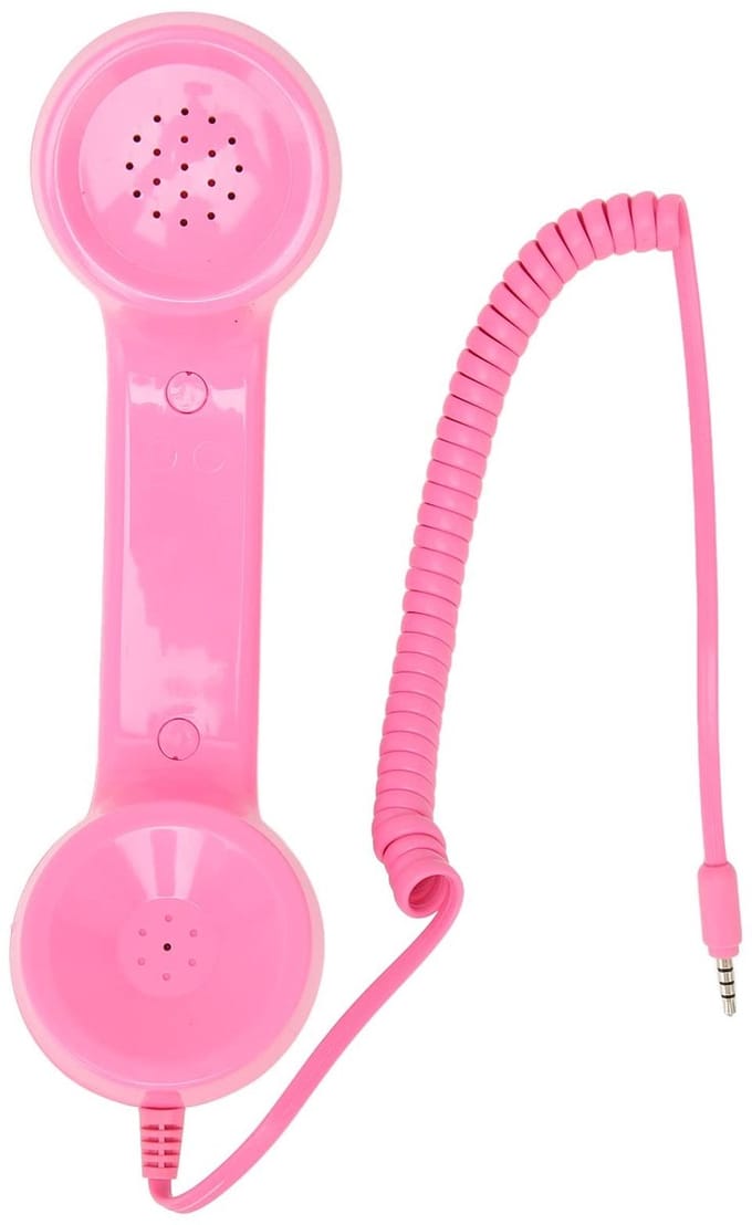 Dailygoody - Retro Telefoonhoorn - Vintage Telefoonontvanger - Met