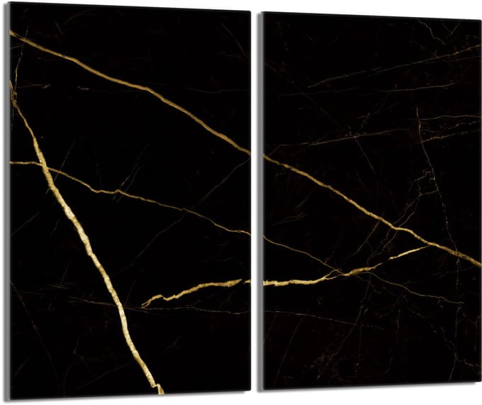 TMK ArtDeko Serie - Snijplank van Gehard Glas - 30x52 cm - Marmereffect