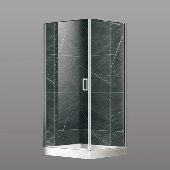 DutchLine - Douchecabine - Chroom - 900*900*2000