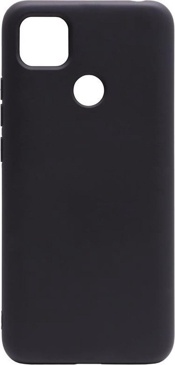 Hoesje Geschikt voor: Xiaomi Redmi 9C - Silicone - Zwart