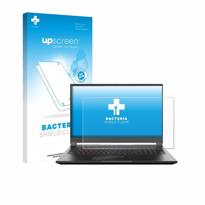 upscreen - Screenprotector voor Gigabyte AORUS 17 2024 - Folie Beschermfolie transparant antibacterieel