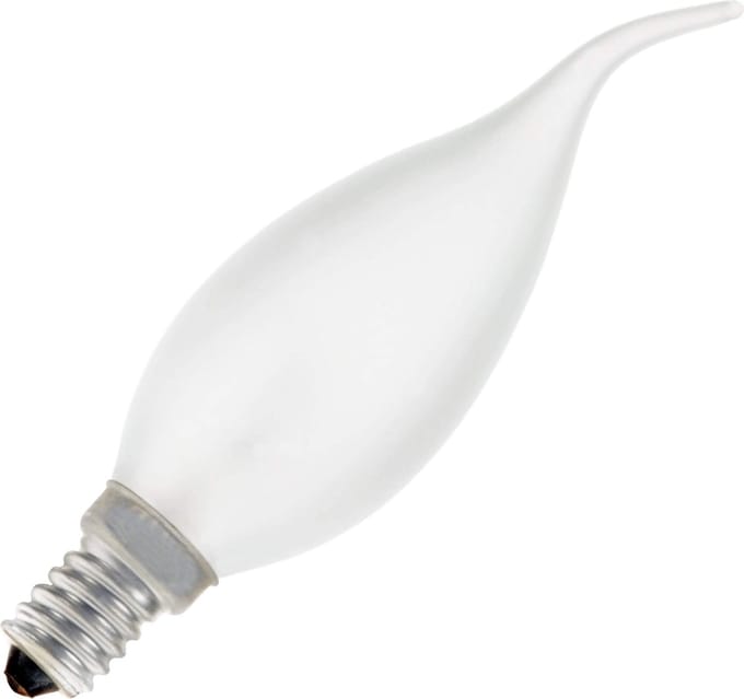 Schiefer E14 Tip Kaars Gloeilamp | 25W 2700K 170lm 220V/240V Mat | Dimbaar