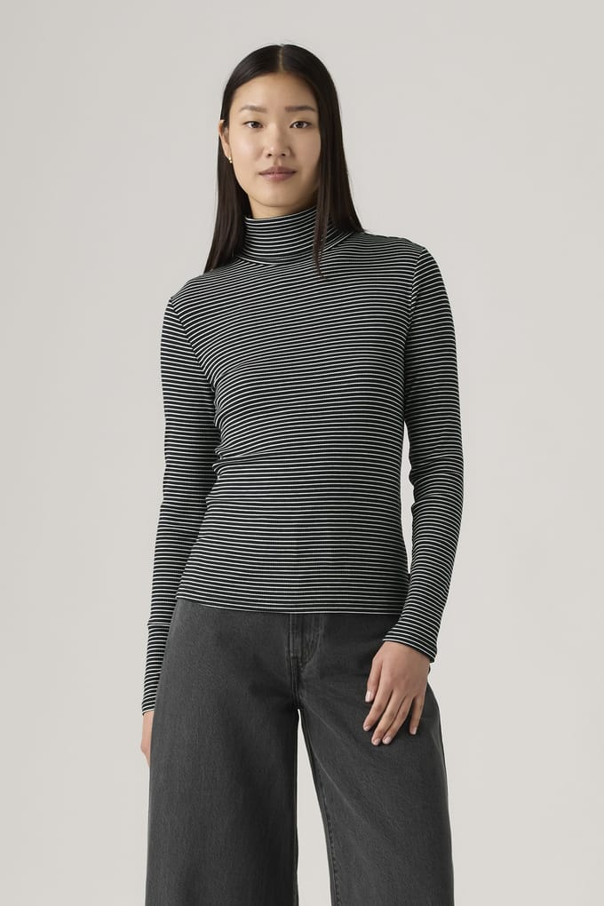Levi's Dreamy Turtleneck Top Black Taglia: S | Maglie a manica lunga Outlet | Donna | Nero