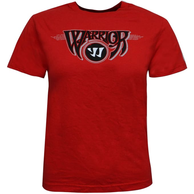 Warrior Hesher Tee Korte Mouw Rood Jongens Junior T-shirt WLTB 026 RDC