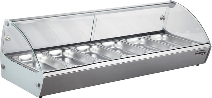Professionele Warmhoudvitrine | 6x 1/3 Gn | Combisteel | 7487.0140 | Horeca