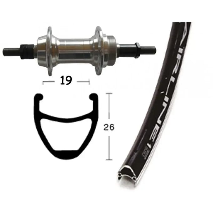 Fietswiel Wiener Winora Vuelta Airline 36 TR. 135 6/7V