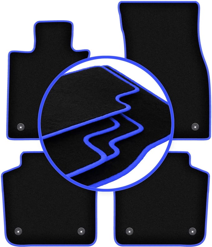 CARLUX-BLUE automatten voor: BMW 7 G12 sedan lang (2015-)