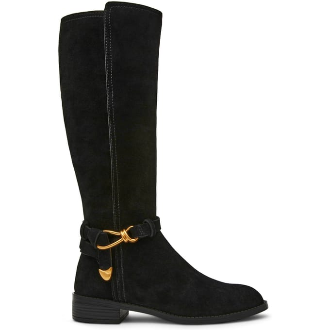Steve Madden Xtreme Boots Black Suede Taglia: 38 | Stivali Outlet | Donna | Nero