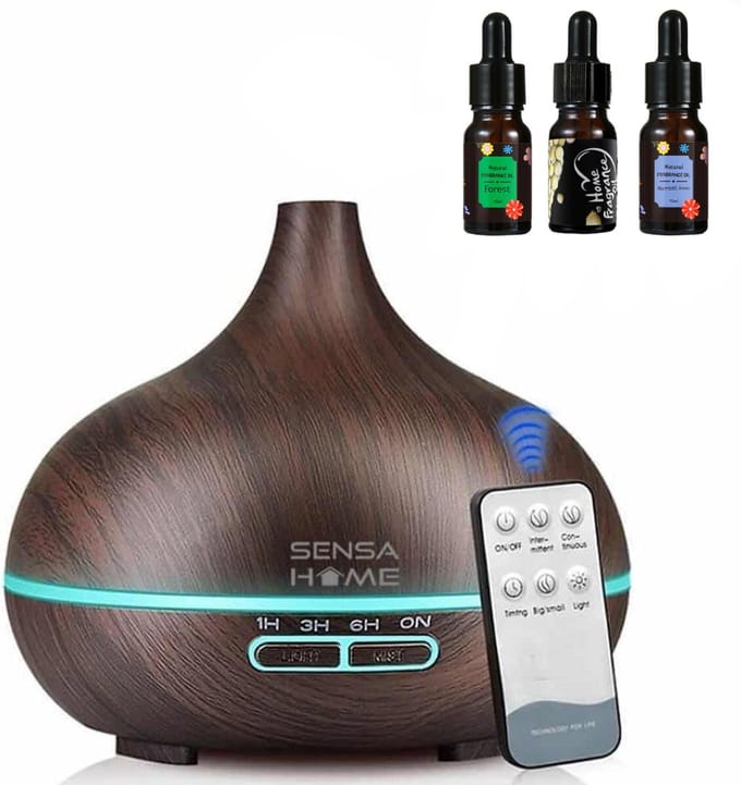 SensaHome ZEN300 Aroma diffuser - Met Etherische Oliën - Zwart