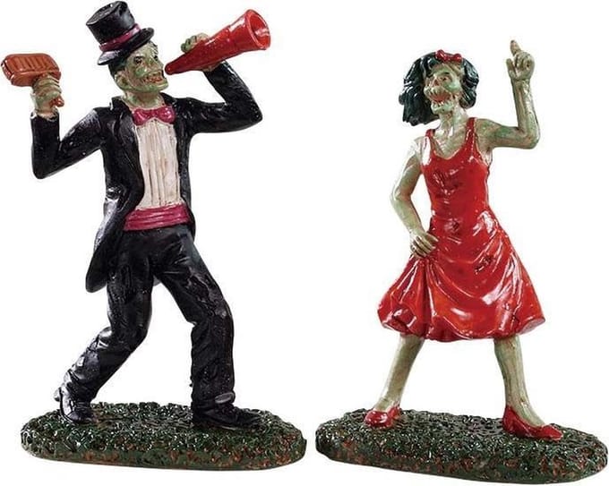 Lemax - The Dancing Dead -  Set Of 2 - Kersthuisjes & Kerstdorpen