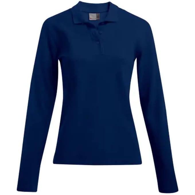 Promodoro Women´s Heavy Polo Long Sleeve E4605 - Navy - S