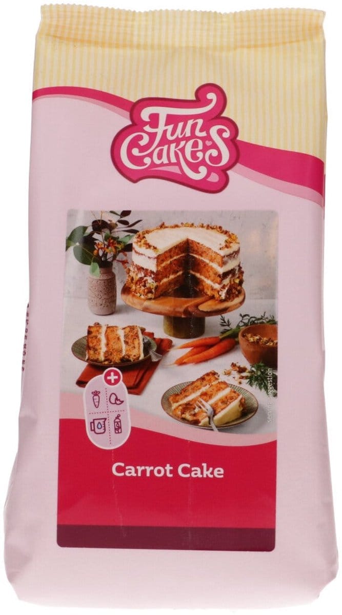 FunCakes Bakmix voor Worteltaart - 500g - Cakemix - Taartmix