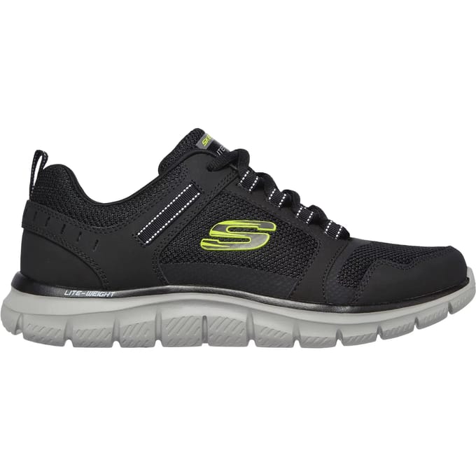 Skechers Track-Knockhill, Mannen, Zwart, Sneakers, maat: 42