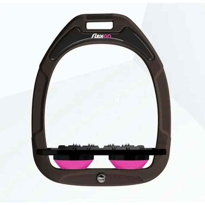 Platte Ultra Grip Beugels Bruin/Zwart/Roze Flex-On Green Composite