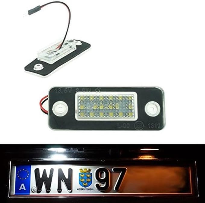 LED Kentekenverlichting Xenon Wit met E-Keurmerk