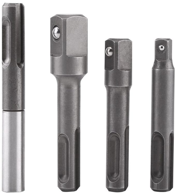 Dailygoods - Boor Houder-SDS Plus Schacht naar 1/4 Hex Socket Adapter - Hoogwaardige constructie - Veelzijdig - Boren en bits - Ideaal voor klussen -...