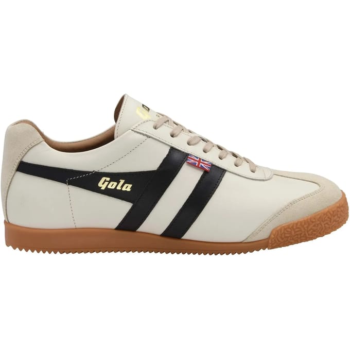 Gola Harrier Elite 2 Trainer - Heren Sneaker - Off-White-Zwart
