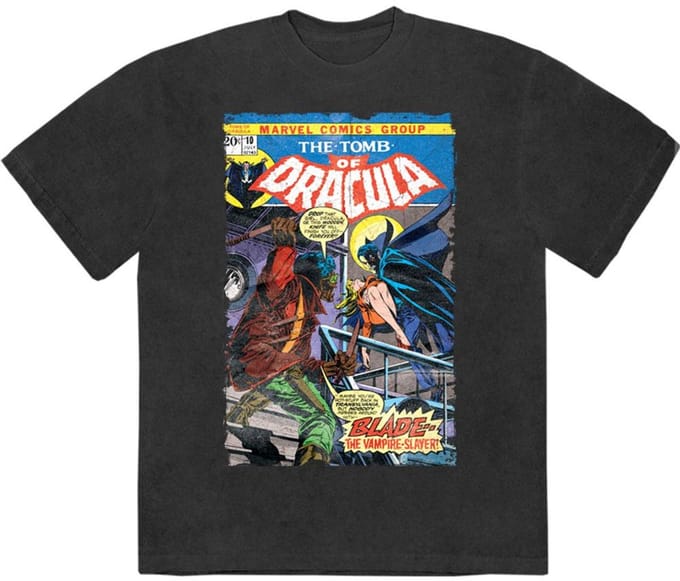 Marvel - Tomb Of Dracula Heren Tshirt - L - Zwart