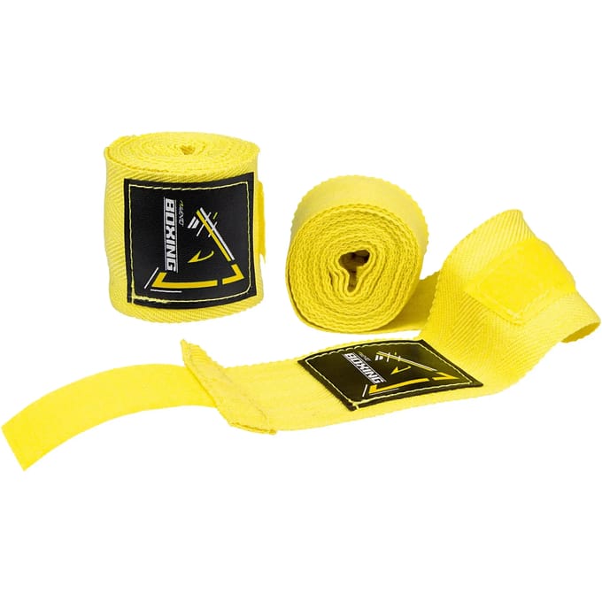 Avento Boks Handbandages - set van 2 - 250x5 mm - Geel