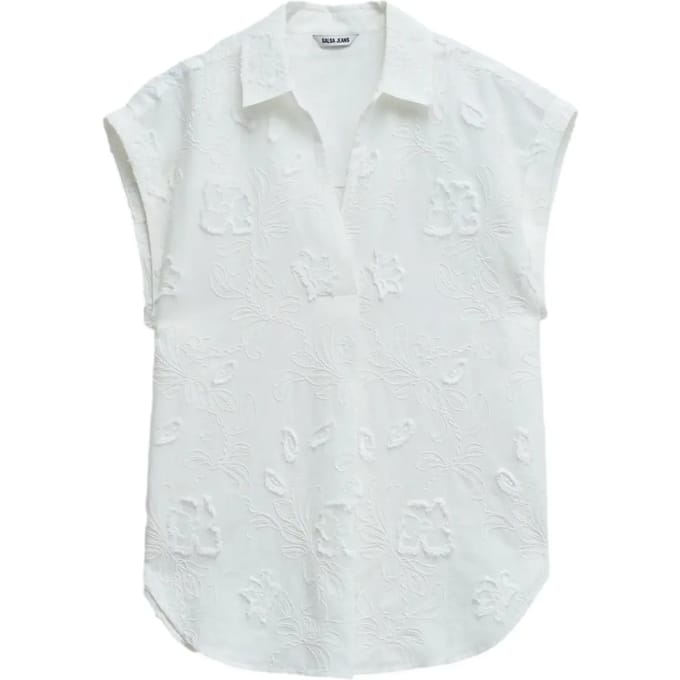 Vrouwenblouse Salsa Jeans with embroidery