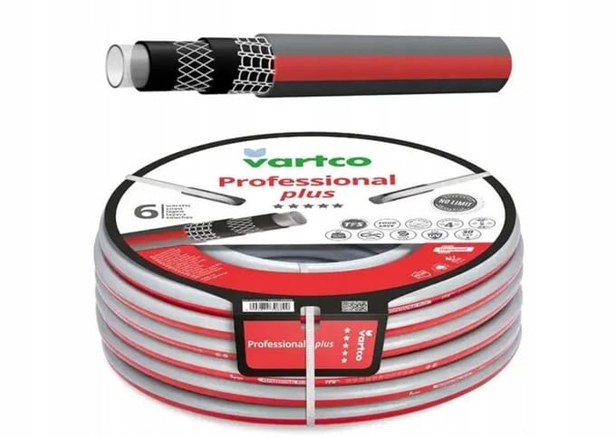 Vartco Tuinslang 6-laags 100m 1/2" 30 BAR Niet Knellend TFS