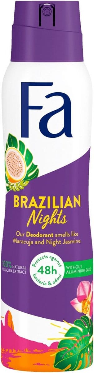 Fa - Deodorant - Spray - Brazilian Nights - 150ml