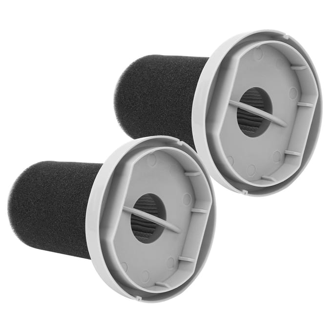 2 stuks filter met sponsdeksel vervangende accessoire voor Deerma DX700/DX700S stofzuiger black