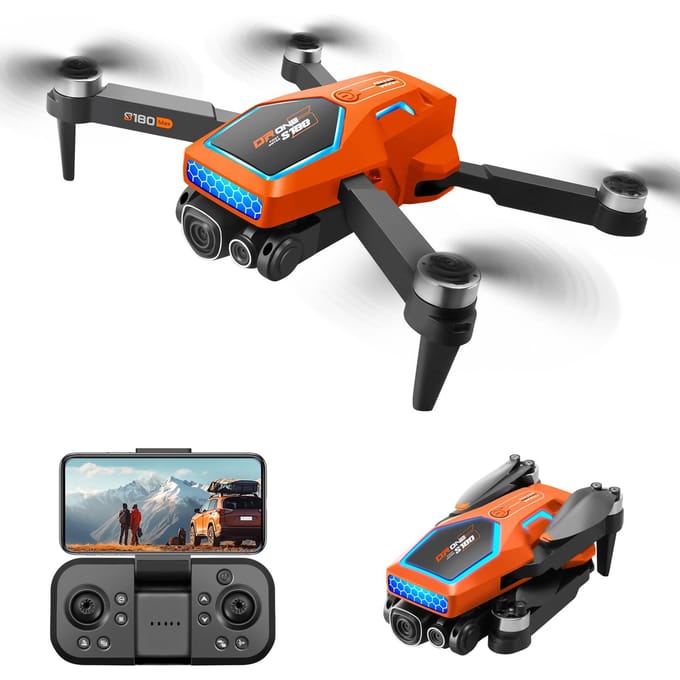 Afstandsbediening Quadcopter voor kinderen met camera 8K 3 camera borstelloze motor obstakelvermijding 1