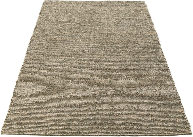 J-Line tapijt Geweven - polyester - ecru/olijfgroen