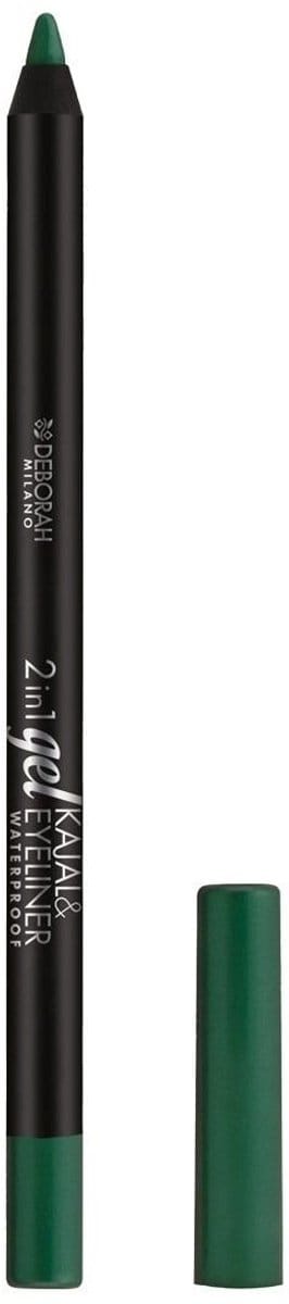 Deborah Milano 2in1 Gel Kajal & Waterproof Eyeliner - 11 Light Green
