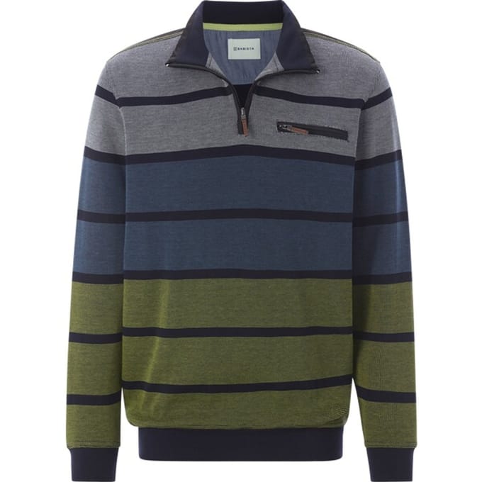 Babista herren Sweatshirt - 52/54 - donkerblauw - Plus Size