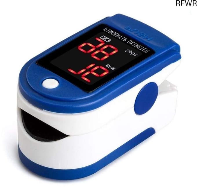RFWR® Professionele Digitale Pulsoximeter met Hartslagmeter en LED-Display