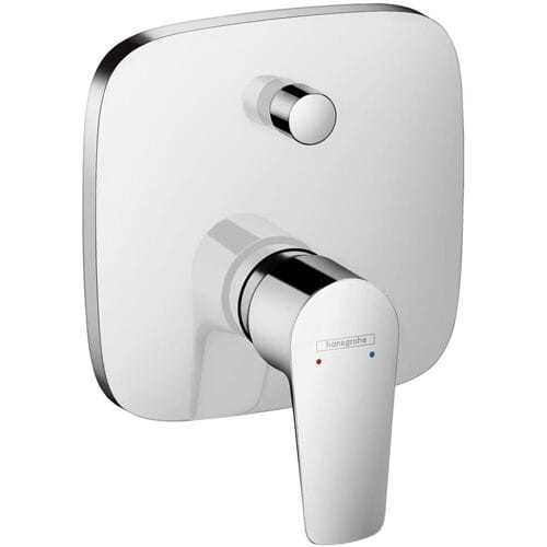 Hansgrohe Talis e Eengreeps badmengkraan - afbouwdeel - met zekerheidsco - met - wit chroom (grijs)
