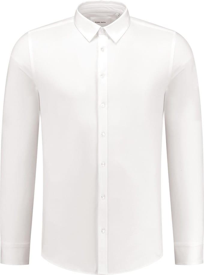 Essential Jersey Shirt White (10212 - 01)