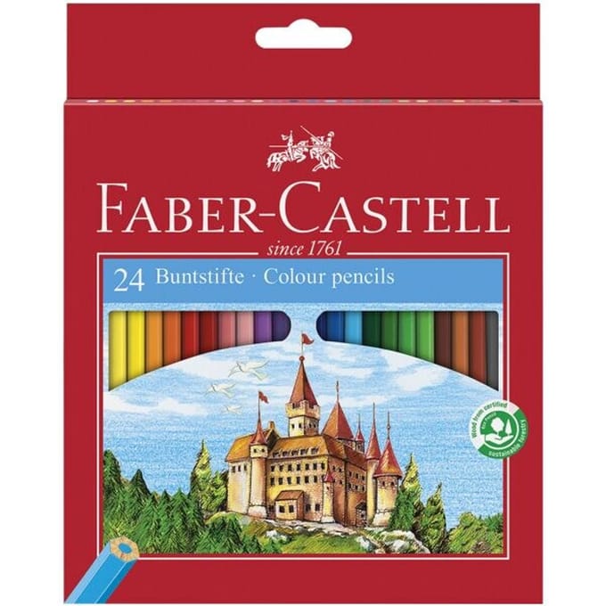 Faber Castell Kleurpotloden - 12 stuks   7891360580065   Verf
