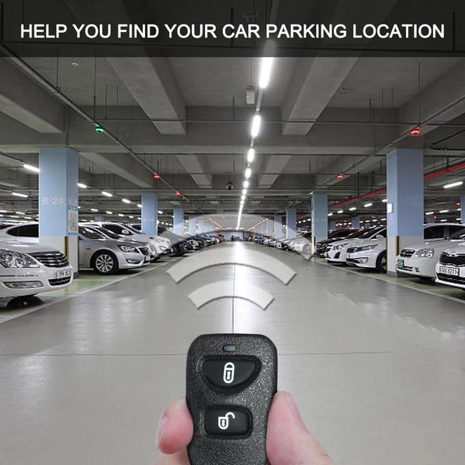 12V Universele Auto Auto Centrale Kit Deurslot Vergrendeling Voertuig Keyless Entry Systeem met 2 blue