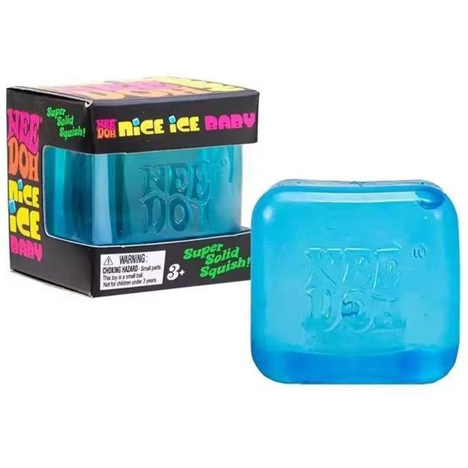 Needoh Nice Cube Sensorische Stressverlichter Fidget Tool Voor Angst & Focus Bureau Sensorische Kubus Voor Volwassenen & Kinderen