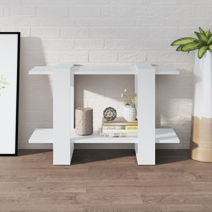 vidaXL - Boekenkast/kamerscherm - 80x30x51 - cm - wit