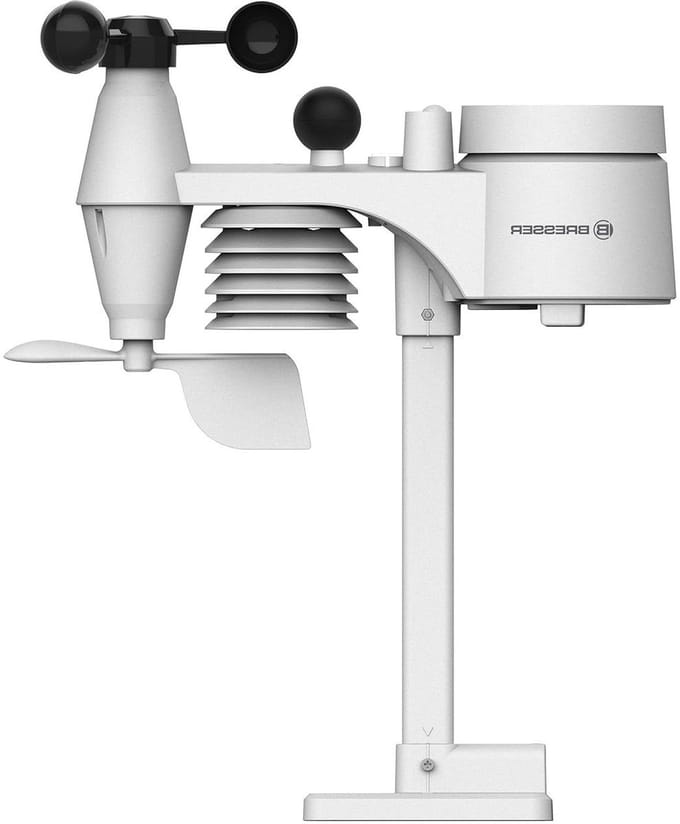 Buitensensor - Weerstation Sensor - Weer Meten - 8-in-1 Metingen - 150m Bereik - Wit