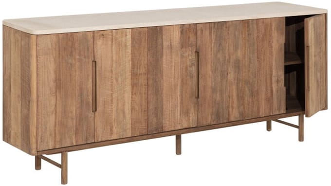 DTP Home Dresser Bliss Mortex, 6 doors,90x220x40 cm | MORTEX top